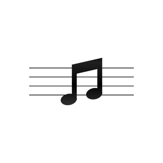 Note Logo - Simple Music Note Logo Icon Design Template Vector, Icon, Note ...