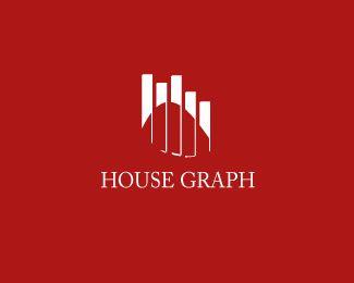 Graph Logo - House Graph Designed by habibie60 | BrandCrowd