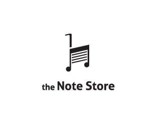 Note Logo - The Note Store Designed by Mous-tache | BrandCrowd