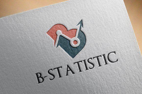 Graph Logo - B - Statistic Business Chart Graph ~ Logo Templates ~ Creative Market