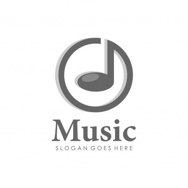 Note Logo - Music play note melody logo design Vector