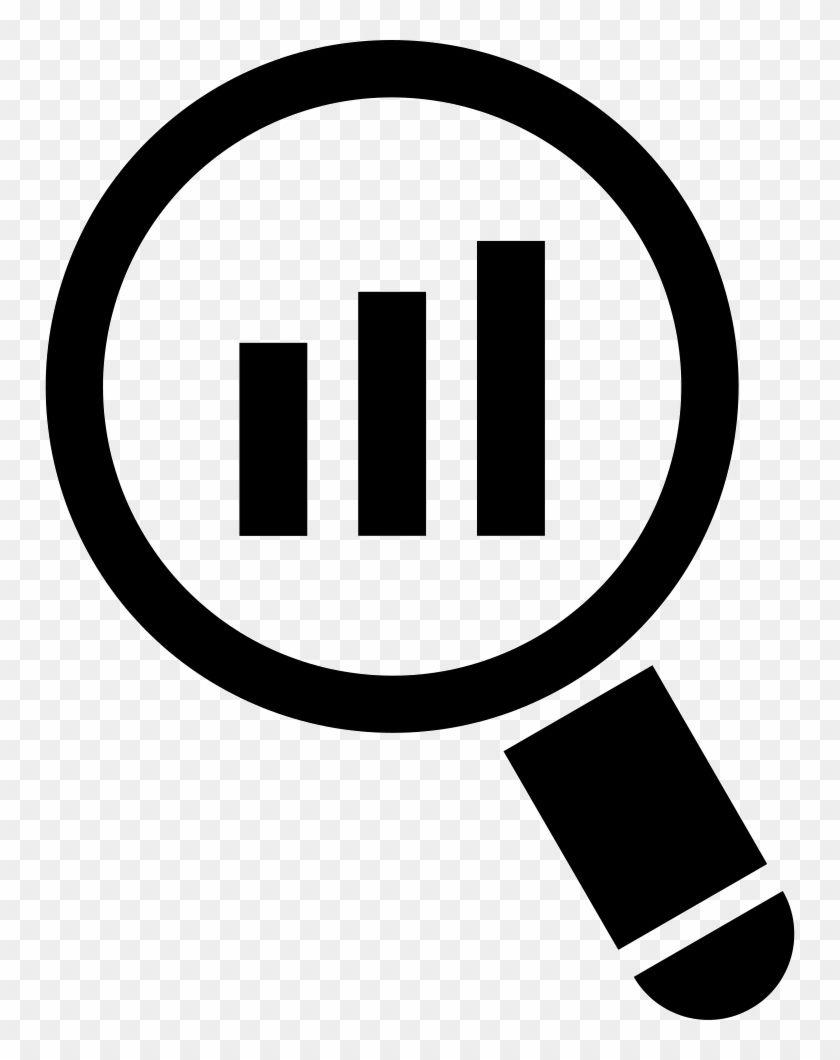 Graph Logo - Magnifying Glass With Bar Graph Comments - Computer Desktop Logo Png ...