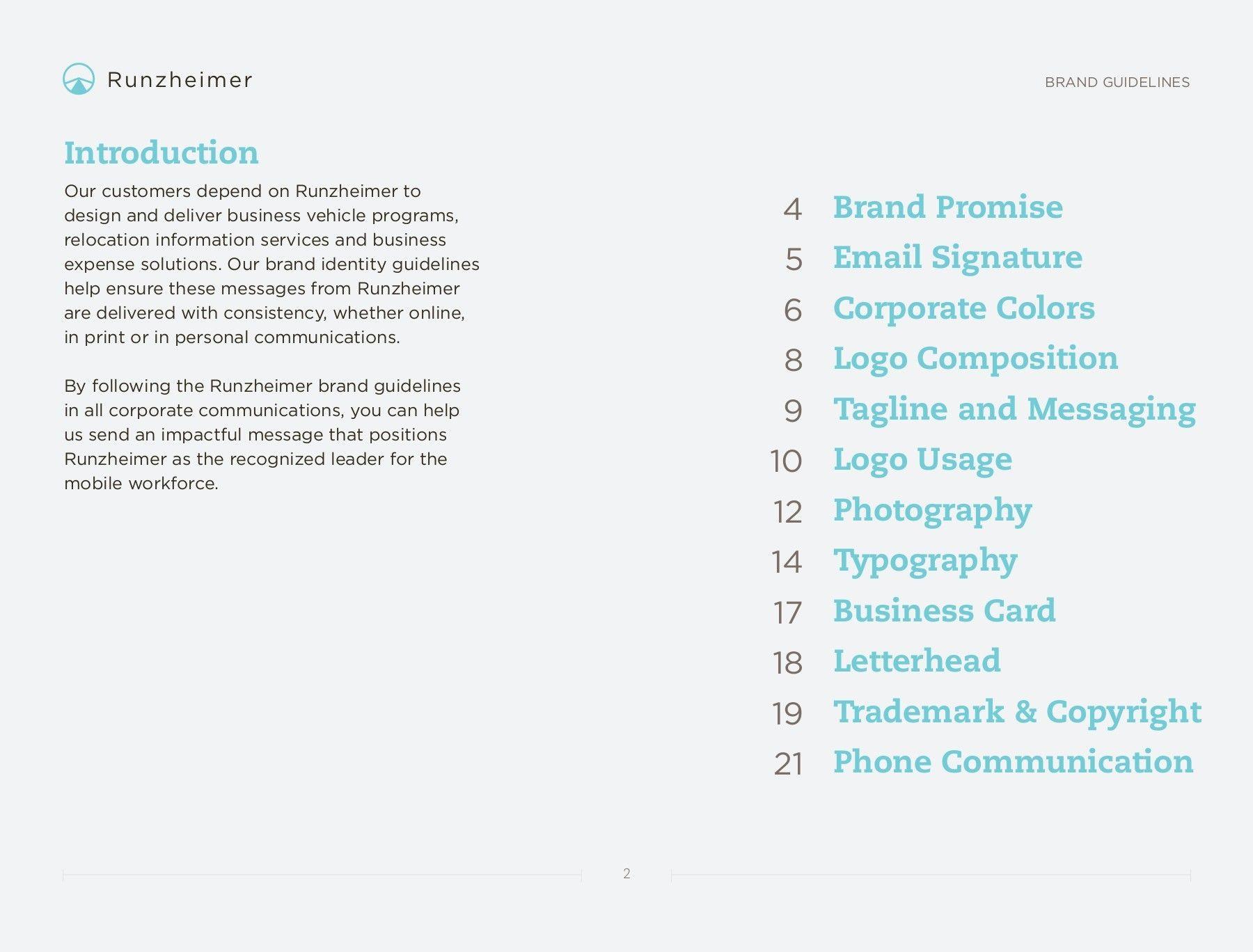 Runzheimer Logo - Runzheimer Brand Guidelines Pages 1 - 20 - Text Version | FlipHTML5