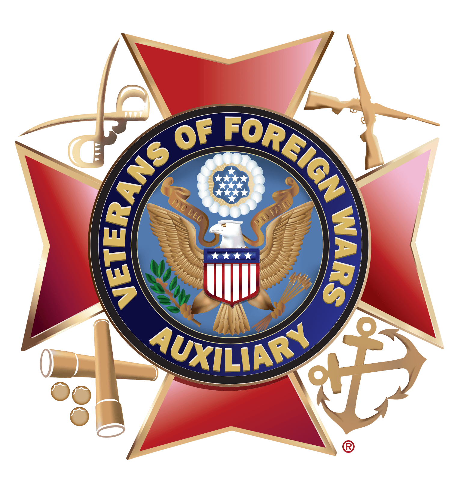 VFW Logo - Emblem Branding Center Auxiliary National Organization