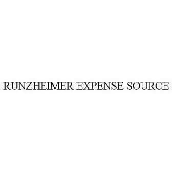 Runzheimer Logo - RUNZHEIMER EXPENSE SOURCE Trademark of Runzheimer International Ltd ...