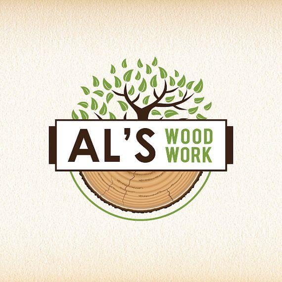 Woodwork Logo - Tree Logo | Wood Logo Design | Woodworking Logo | Forestry Logo ...