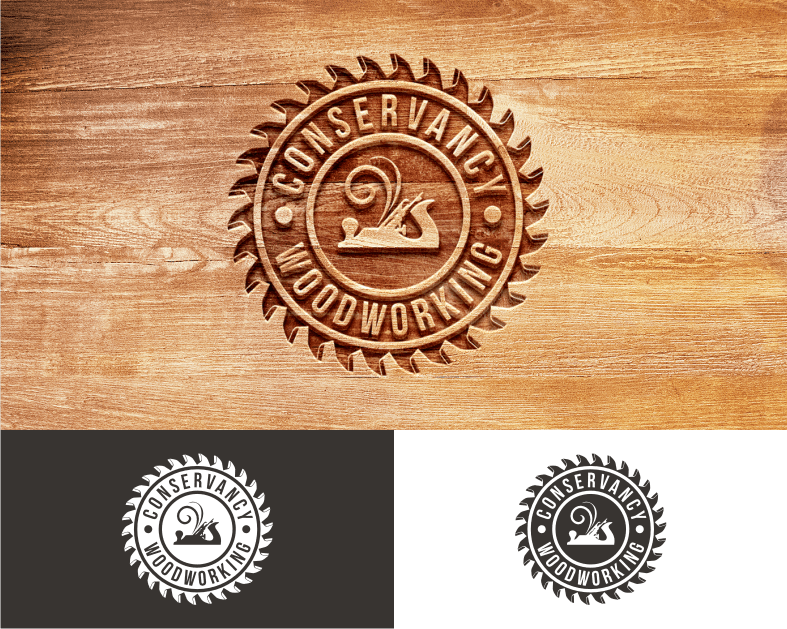 Woodwork Logo - Upmarket, Serious, Woodworking Logo Design for 