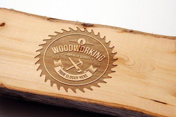 Woodwork Logo - Logo Design Woodwork and carpentry logo Custom Logo | Etsy