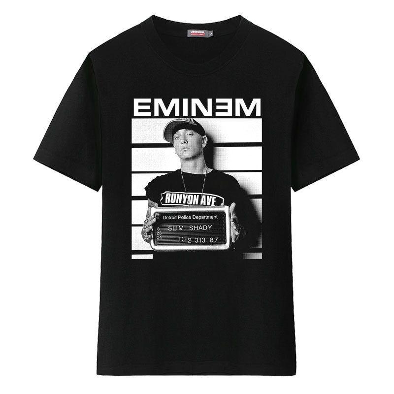 Shady Logo - Rapper Eminem Slim Shady logo t shirts tee-in T-Shirts from Men's ...