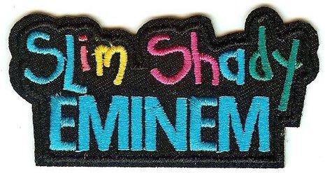 Shady Logo - Eminem Iron-On Patch Slim Shady Logo – Rock Band Patches
