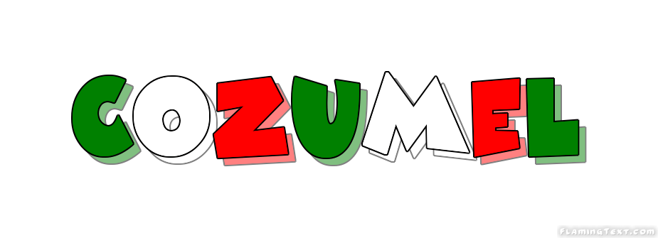 Cozumel Logo - Mexico Logo | Free Logo Design Tool from Flaming Text
