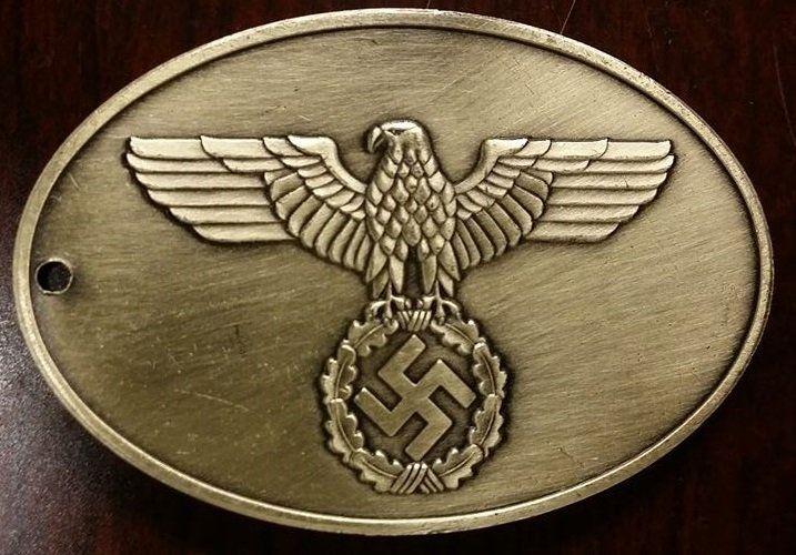 Gestapo Logo - WWII Nazi German Gestapo Warrant disc criminal police badge