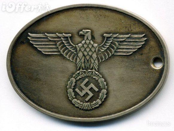 Gestapo Logo - Skeda:Wwii German Gestapo Warrant Disc