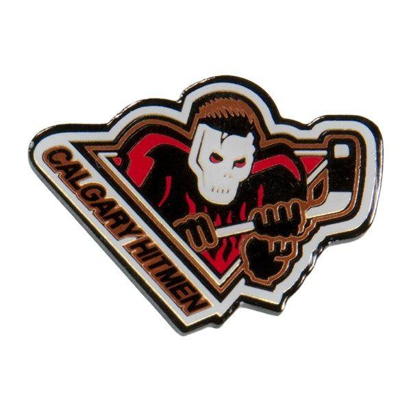Hitmen Logo - Hitmen Logo Pin - Calgary Flames FanAttic