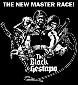 Gestapo Logo - Black Gestapo - Fast Custom Shirts