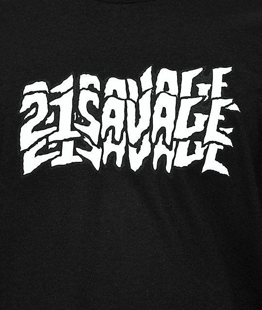 21 Savage Logo - RadYo! x 21 Savage Issa Black T-Shirt | Zumiez