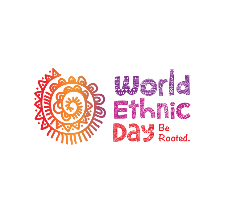 Ethnic Logo - Logo for World Ethnic Day to celebrate ethnic cultures of the world