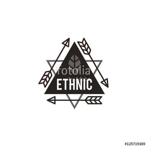 Ethnic Logo - Ethnic logo design vector