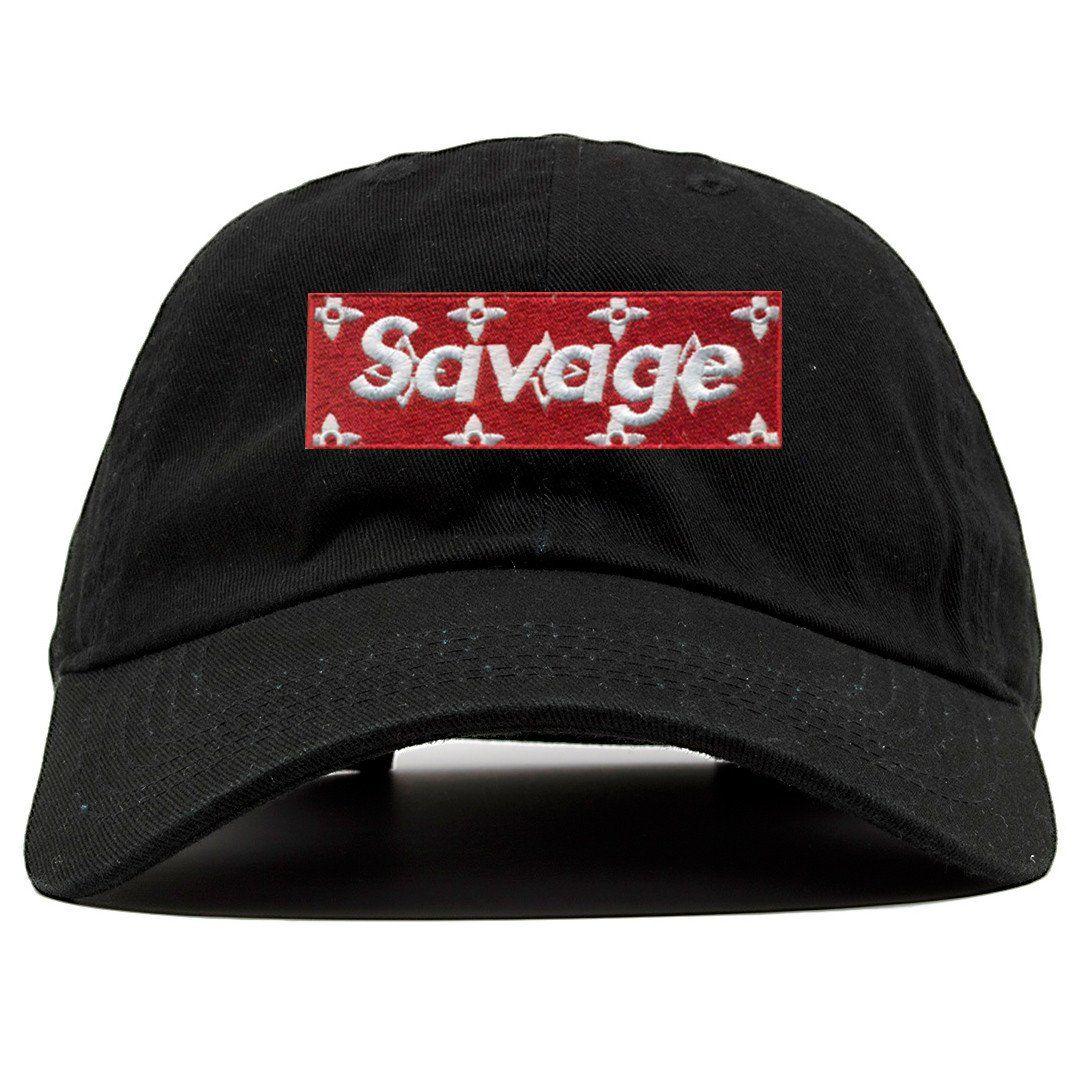 21 Savage Logo - 21 Savage ISSA Savage LV Box Logo Black Dad Hat – Cap Swag