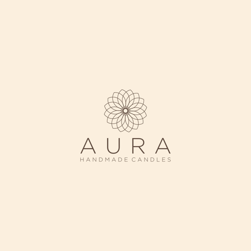 Aura Logo - Create an elegant logo for Aura handmade candles. Logo & brand