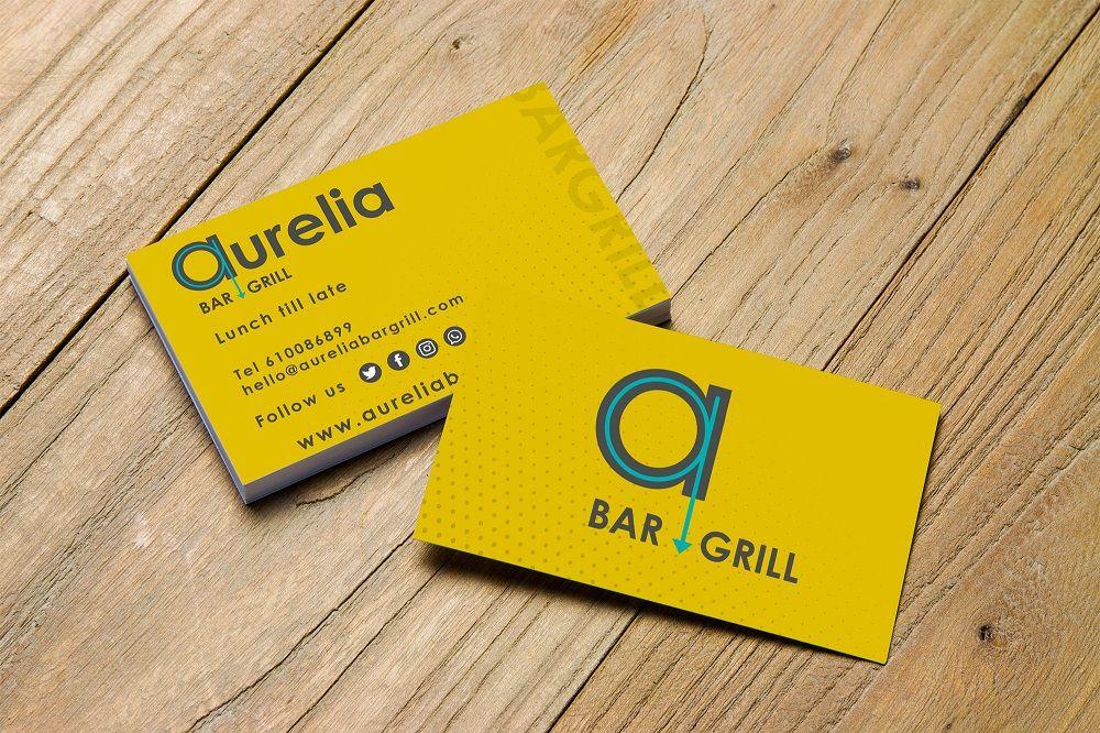 Aurelia Logo - Aurelia Bar and Grill - Leoni -Graphic Design and Digital Media ...