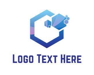 Blue Hexagon Logo - Hexagon Logo Designs | Make An Hexagon Logo | BrandCrowd