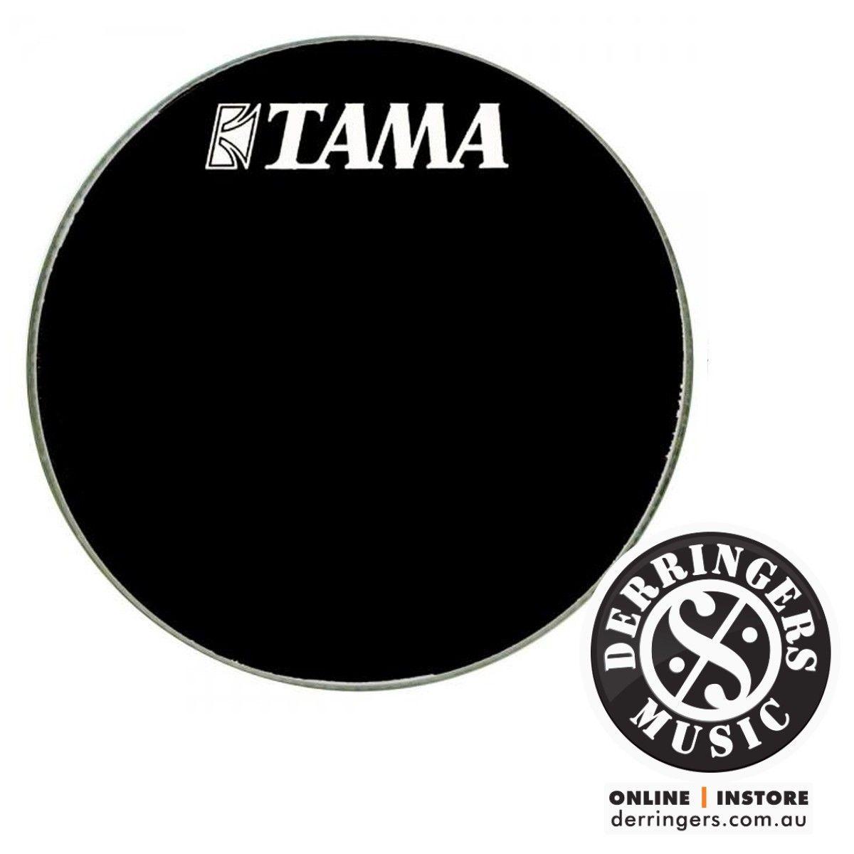 Tama Logo - BK20BMWS | Tama BK20BMWS Black Bass Drumhead w/TAMA Logo - 20