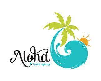 Aloha Logo - ALOHA TRAVEL AGENCY Logo design - This logo is ideal for a business ...