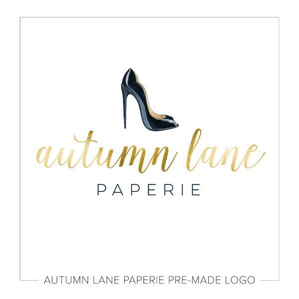 Stiletto Logo - Black Stiletto Logo | Autumn Lane Paperie