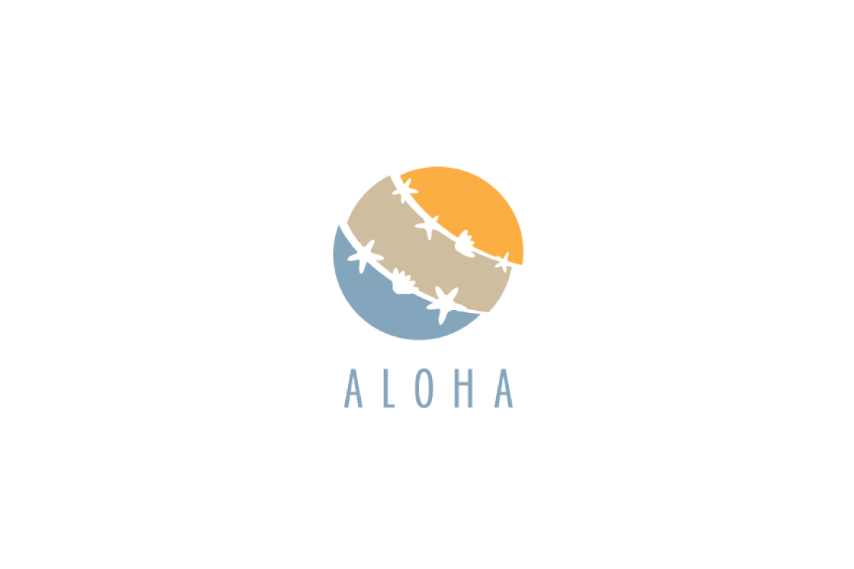 Aloha Logo - Aloha Globe Logo Design | Logo Cowboy