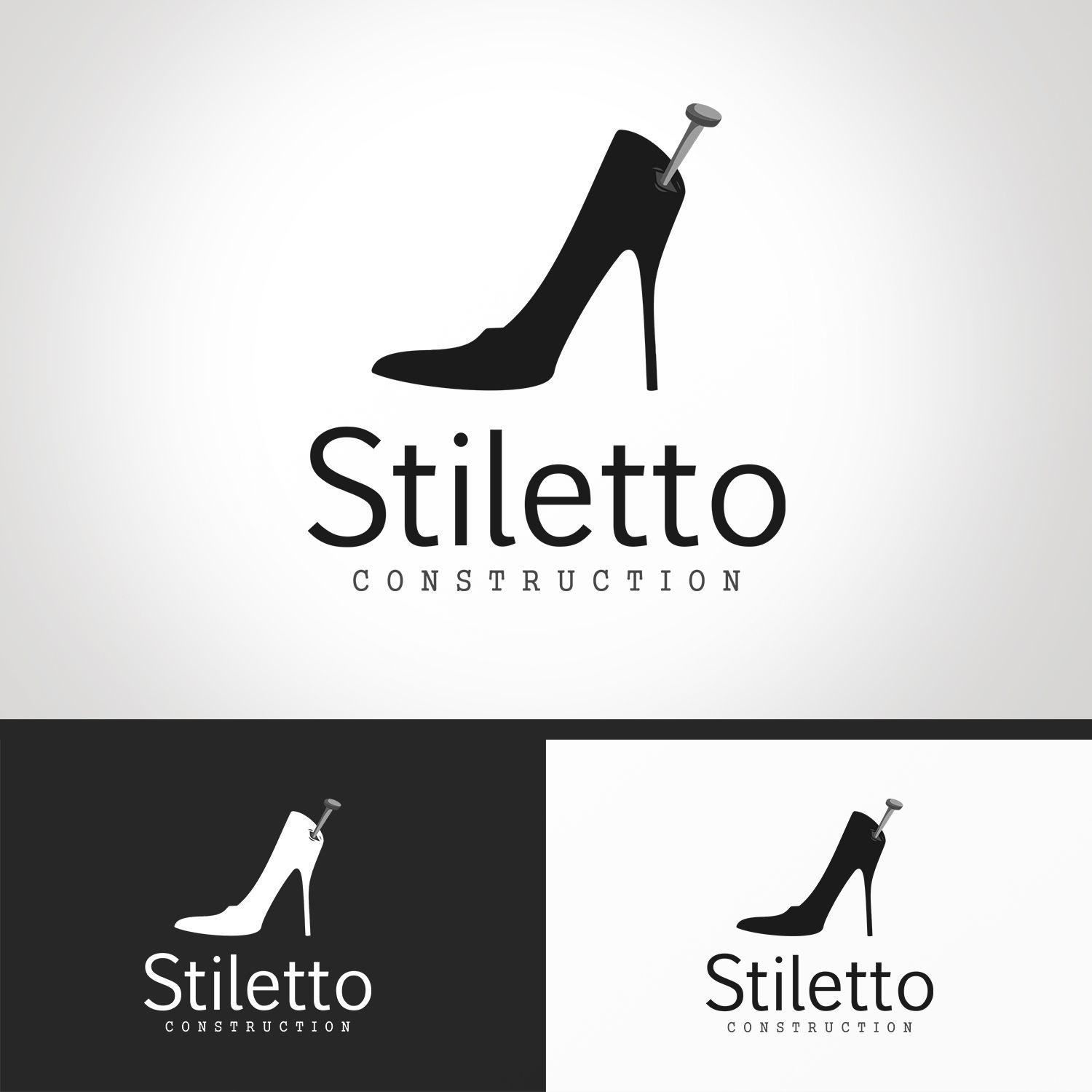 Stiletto Logo - Masculine, Bold, Construction Logo Design for Stiletto Construction