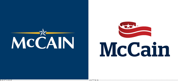 McCain Logo - Brand New: Optima Won't be Running for President