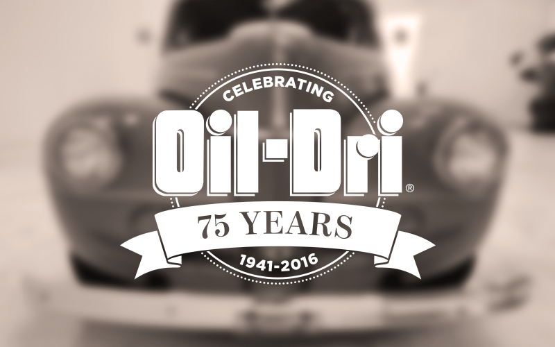 Oil-Dri Logo - Bostrom Design - 75th Anniversary Logo
