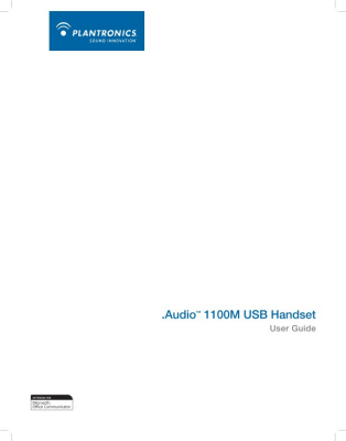 Plantronics Logo - Audio 1100M Setup and Support | Plantronics