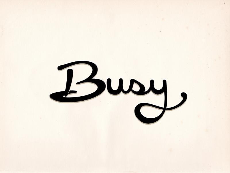Busy Logo - Busy 2 by Fedor Sosnin | Dribbble | Dribbble
