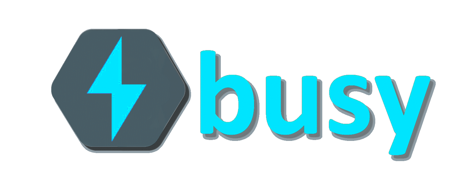 Busy Logo - Nice Busy org gif