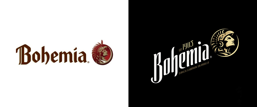 Bohemia Logo - Brand New: New Logo and Packaging for Bohemia by Elmwood
