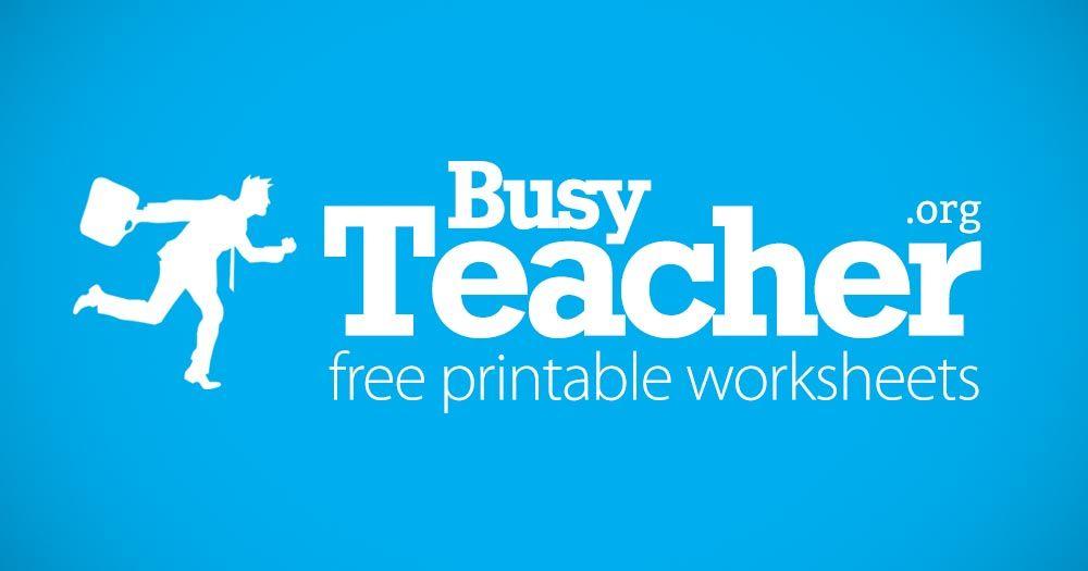 Busy Logo - BusyTeacher: Free Printable Worksheets For Busy English Teachers