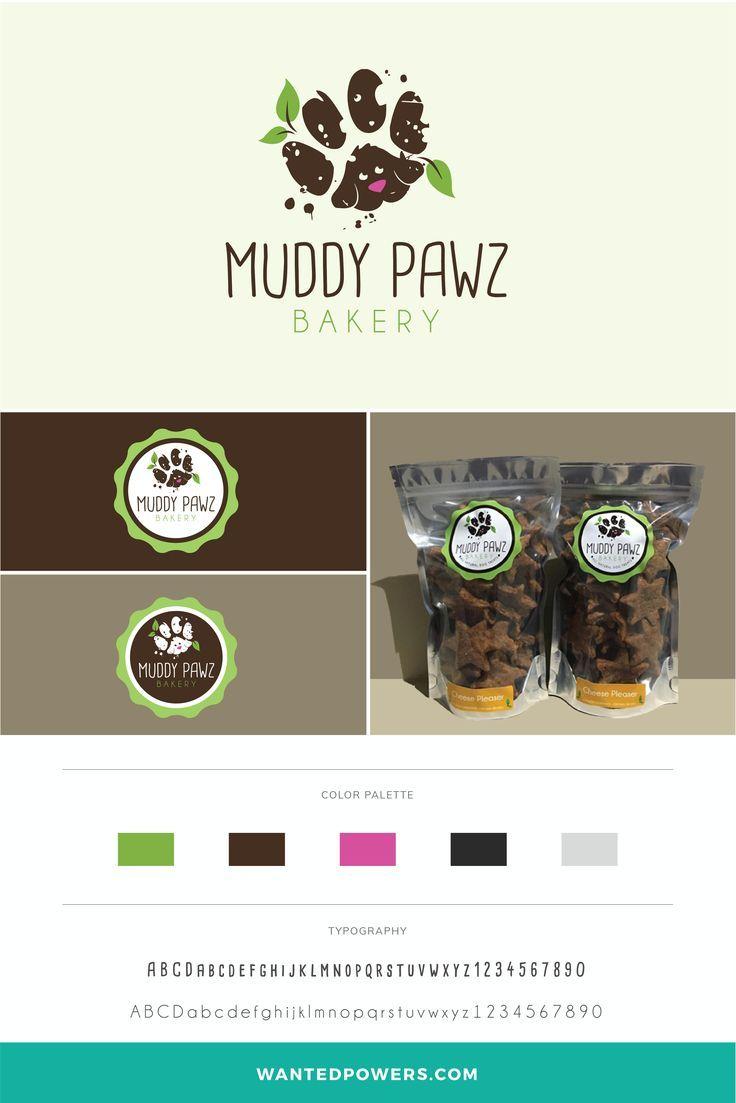 Pawz Logo - Muddy Pawz Logo. Pet Logos. Bakery logo, Logos