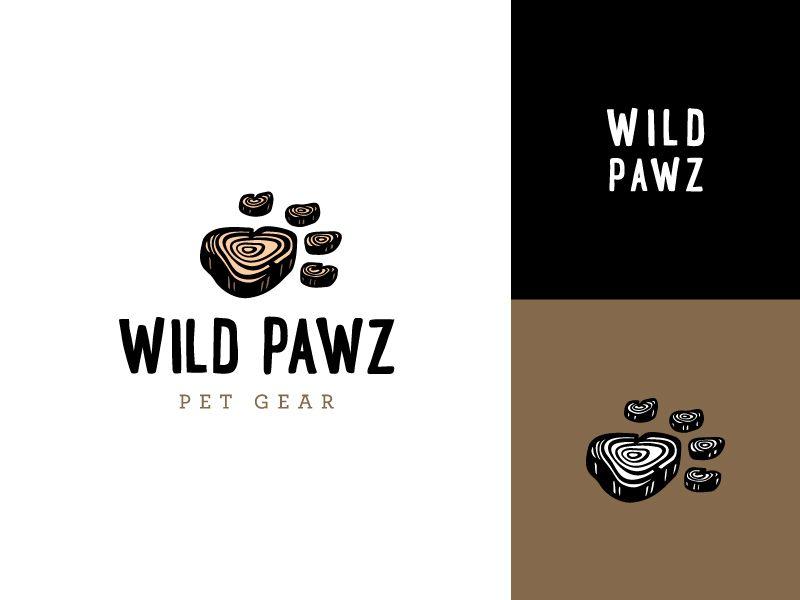 Pawz Logo - Wild Pawz Logo