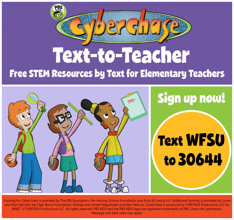 Cyberchase Logo - Cyberchase Text-To-Teacher Workshop - WFSU Education