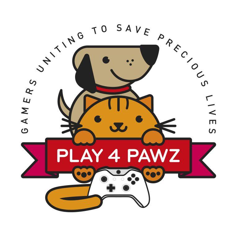 Pawz Logo - Play 4 PawZ – 24 hour International gaming charity event supporting ...
