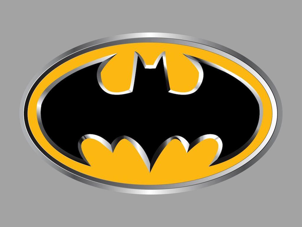 Ellipse-Shaped Logo - Batman Symbol