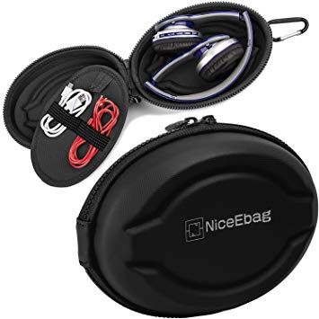 Ellipse-Shaped Logo - NiceEbag Ellipse Shaped Headphone Case Storage Bag for Wired ...