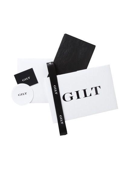 Gilt.com Logo - Gilt Groupe Small GILT Gift Box Kit. Pretty Printing & Design