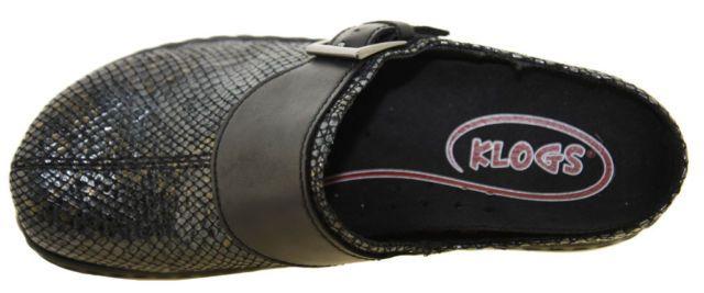 Klogs Logo - KLOGS Austin Womens - Clogs 7.5 Wide Black Snake | eBay