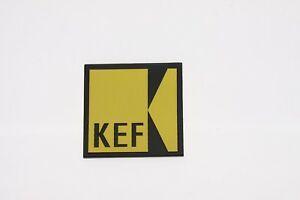 KEF Logo - KEF Logo Badge Aluminium 45mm (1.75) Square Single