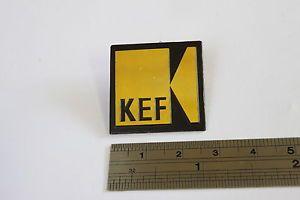 KEF Logo - KEF Logo Badge Aluminium 27mm (1 1 16) Single