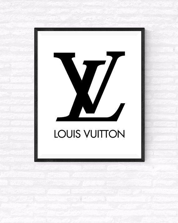 Louis Vuitton White Logo - Louis Vuitton Printable Louis Vuitton Logo by GabrielPrintables ...