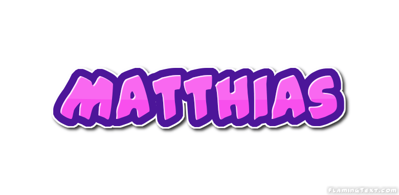 Matthias Logo - Matthias Logo | Free Name Design Tool from Flaming Text